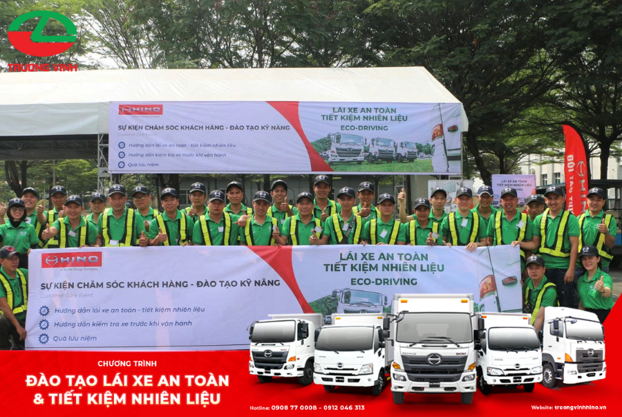 Chương trình đào tạp lái xe an toàn với sự góp mặt của nhiều đội xe của doanh nghiệp