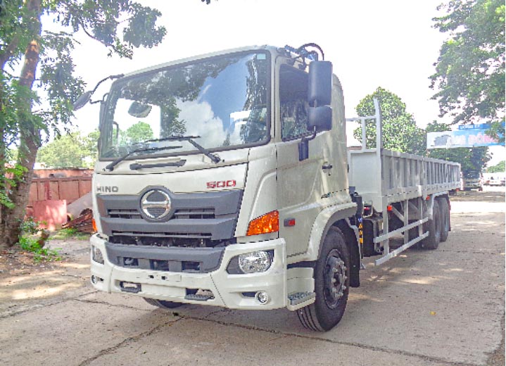Giới thiệu xe tải cẩu Hino 13 tấn FL8JW7A - TV142